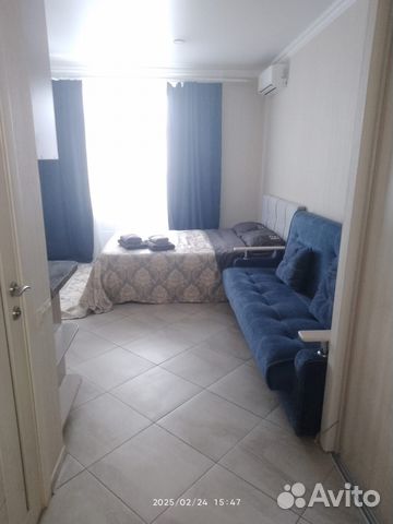 

Квартира-студия, 25 м², 2 кровати