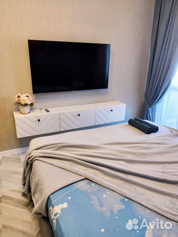 

1-к. квартира, 45 м², 2 кровати