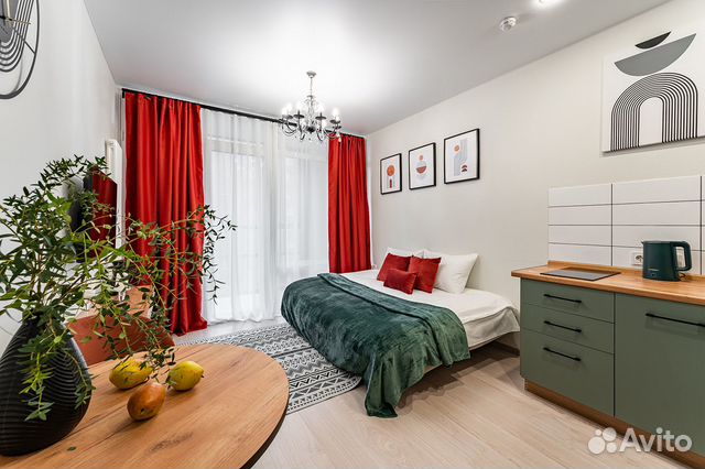 

Квартира-студия, 19,2 м², 1 кровать