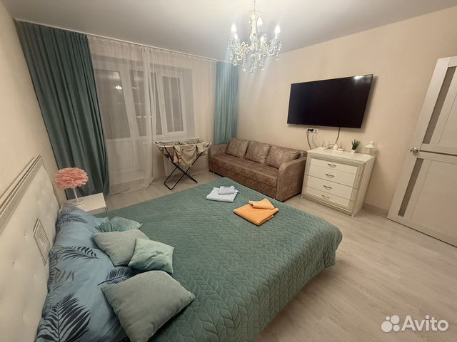 

1-к. квартира, 45,5 м², 2 кровати
