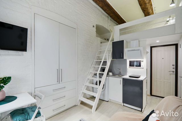 

1-к. квартира, 17 м², 2 кровати