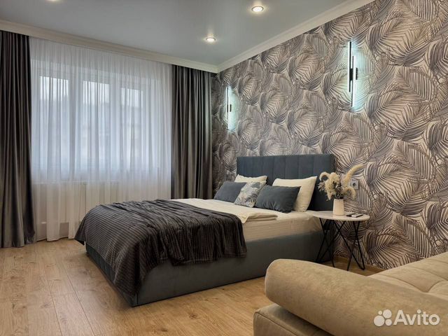 

1-к. квартира, 42 м², 2 кровати