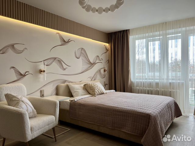 

1-к. квартира, 36 м², 3 кровати