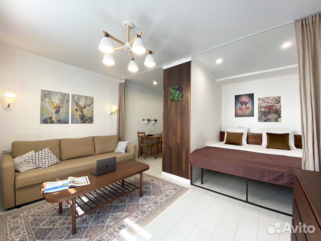 

Квартира-студия, 39 м², 2 кровати