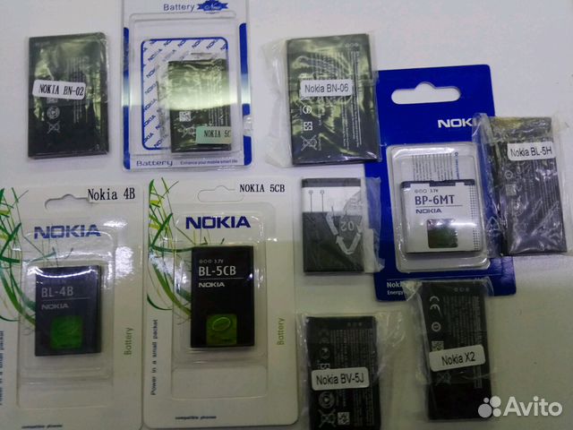 Аккумуляторы к телефону Nokia,Новые