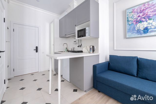 

Квартира-студия, 18 м², 2 кровати