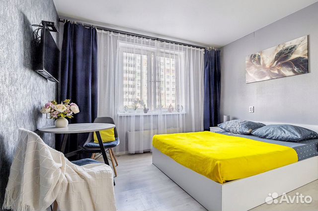 

Квартира-студия, 32 м², 2 кровати