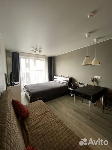 

Квартира-студия, 25 м², 2 кровати
