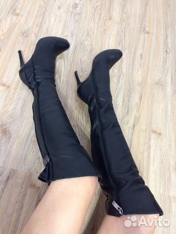 Сапоги ботфорты (нат.кожа) Сапоги ботфорты (нат.кожа)