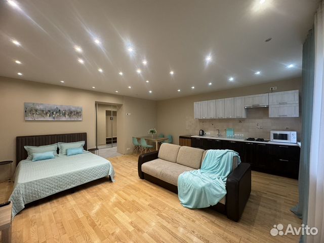 

Квартира-студия, 50 м², 2 кровати