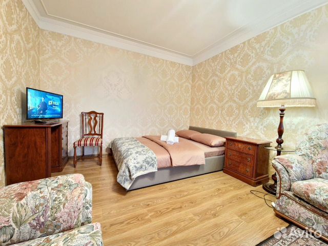 

1-к. квартира, 38 м², 2 кровати