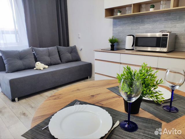 

Квартира-студия, 27 м², 2 кровати
