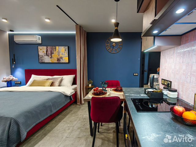 

Квартира-студия, 28 м², 1 кровать