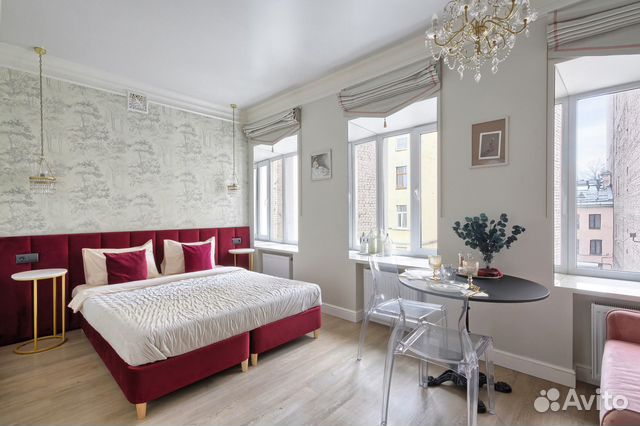 

Квартира-студия, 24 м², 2 кровати