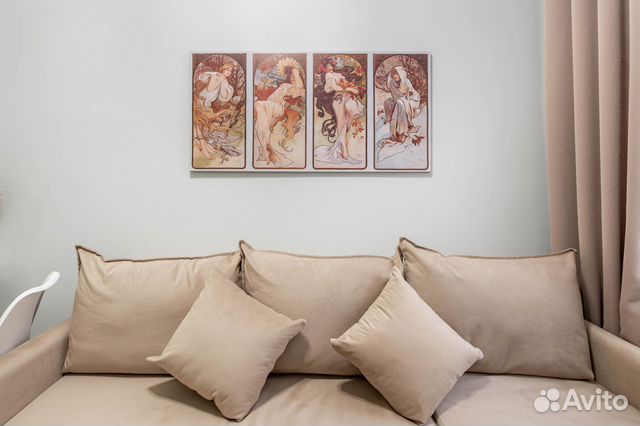

Квартира-студия, 23 м², 2 кровати