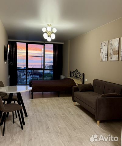 

Квартира-студия, 34 м², 2 кровати