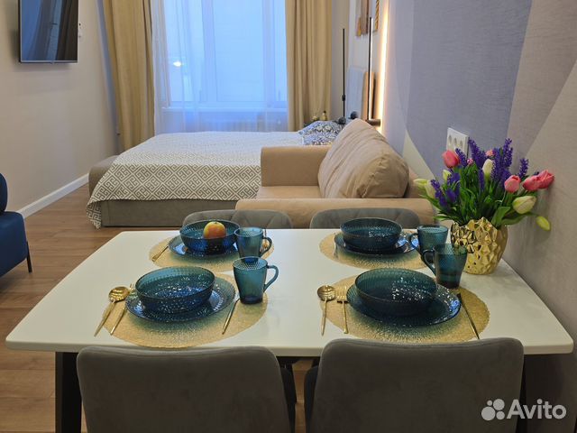 

Квартира-студия, 35 м², 2 кровати