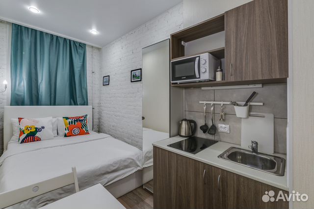 

Квартира-студия в апарт-отеле, 16 м², 1 кровать