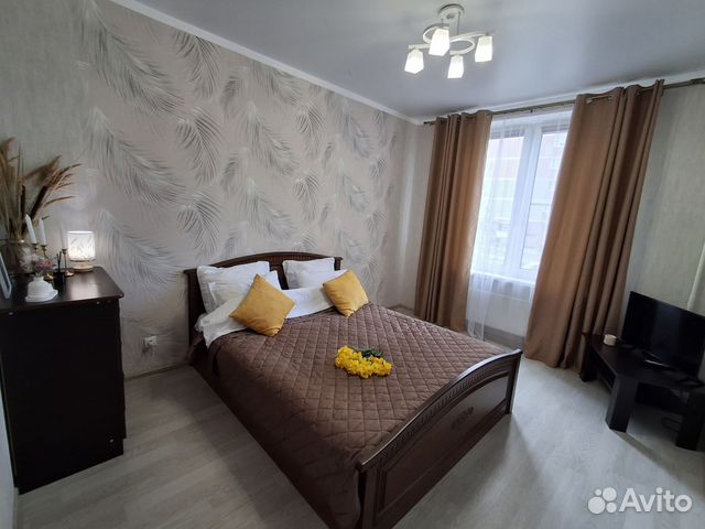 

1-к. квартира, 43 м², 2 кровати