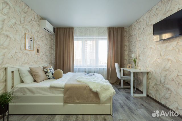 

1-к. квартира, 45 м², 2 кровати