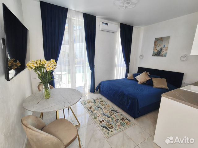 

Квартира-студия, 27 м², 2 кровати