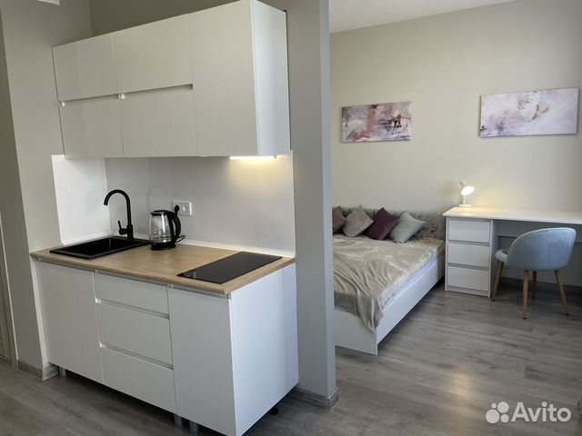 

Квартира-студия, 26,7 м², 2 кровати