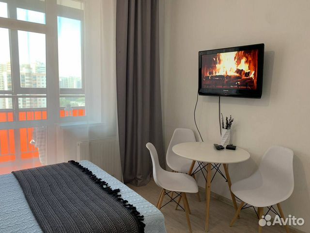 

Квартира-студия, 33,8 м², 2 кровати