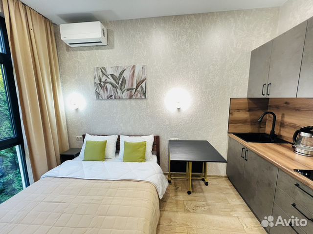 

Квартира-студия, 28 м², 2 кровати