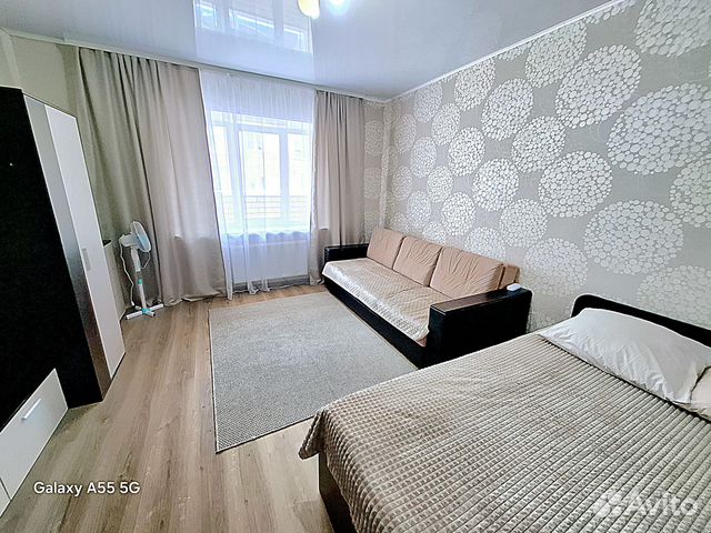 

1-к. квартира, 40 м², 2 кровати