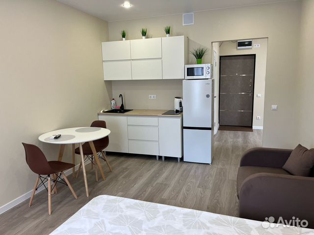 

Квартира-студия, 28 м², 2 кровати