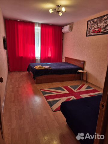 

1-к. квартира, 32 м², 3 кровати
