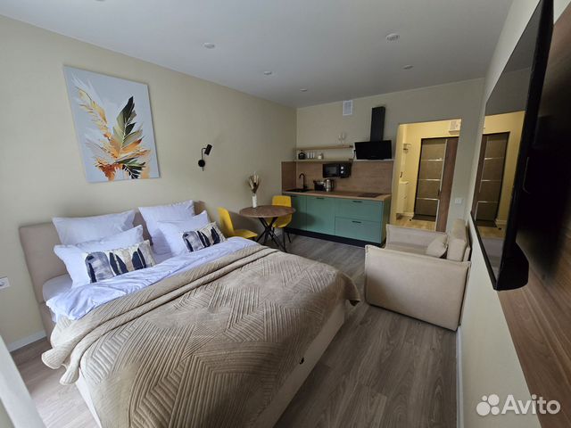 

Квартира-студия, 25 м², 2 кровати