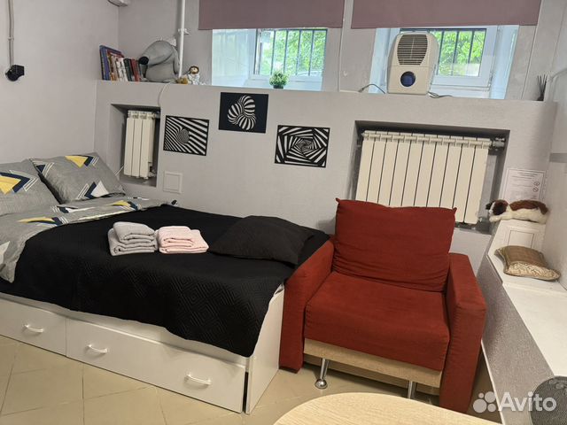 

Квартира-студия, 20 м², 2 кровати