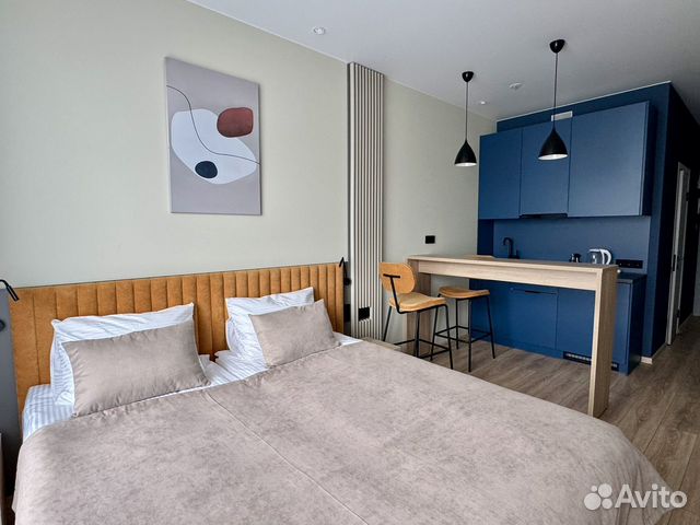 

Квартира-студия, 28 м², 2 кровати