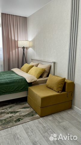 

Квартира-студия, 36 м², 2 кровати