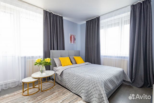 

1-к. квартира, 42 м², 3 кровати