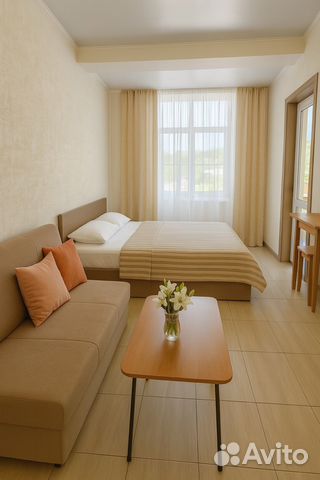 

Квартира-студия, 27 м², 2 кровати