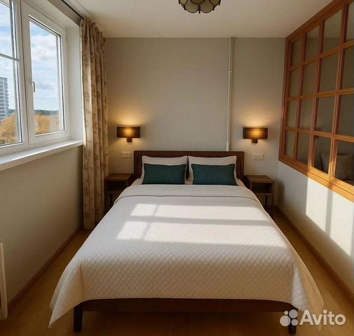 

1-к. квартира, 45 м², 2 кровати