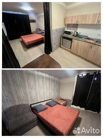 

Квартира-студия, 25 м², 2 кровати