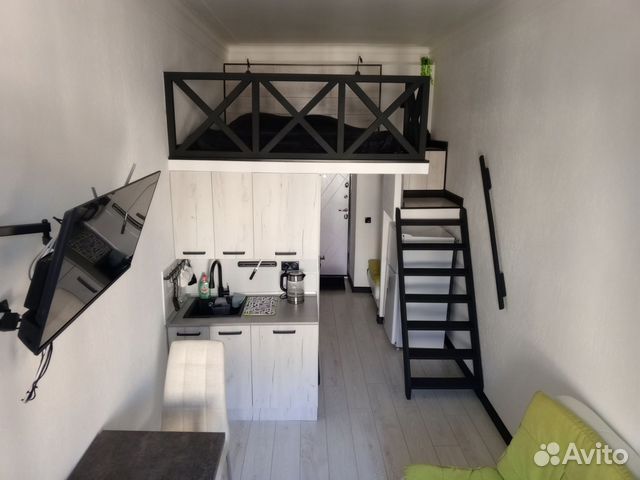 

Квартира-студия, 16,5 м², 2 кровати