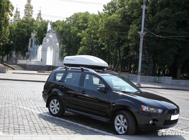 Автобокс Terra Drive 440 литров Белый глянцевый