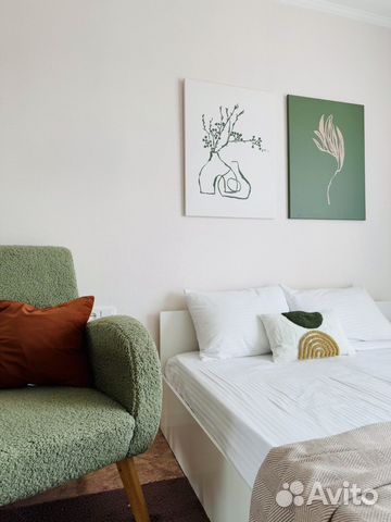

1-к. квартира, 37 м², 2 кровати