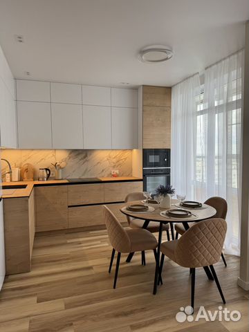 

1-к. квартира, 55,6 м², 2 кровати