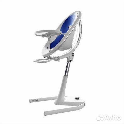 Стульчик Mima Moon White вкладыш Royal Blue Стульчик Mima Moon White вкладыш Royal Blue