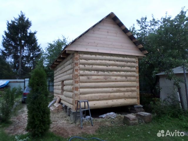 Банька 4х5м.Рубка в лапу Банька 4х5м.Рубка в лапу