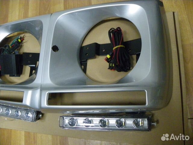 Очки фар с дхо LED Гелентваген G463 6.3 AMG