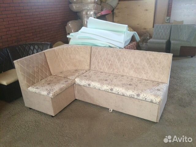 Кухонный угловой диван, со спальным местом