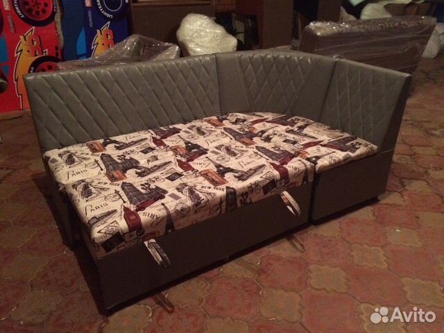 Кухонный угловой диван, со спальным местом