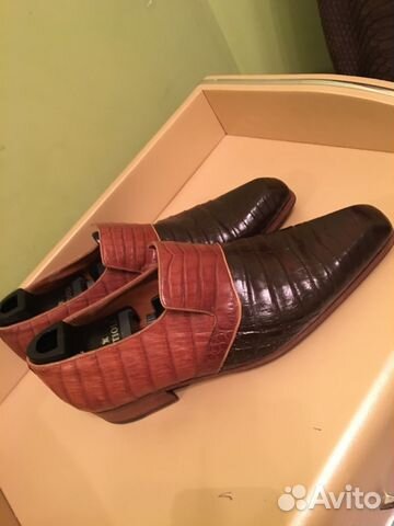 Туфли Castangia из кожи крокодила