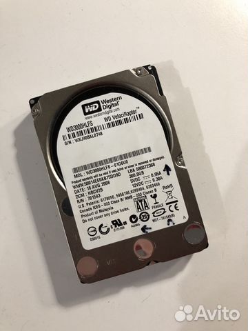 WD VelociRaptor 300 gb